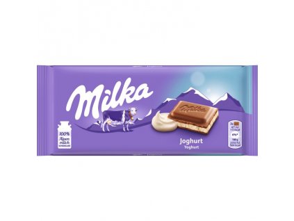 Milka Yoghurt mléčná čokoláda s jogurtovou náplní 100g