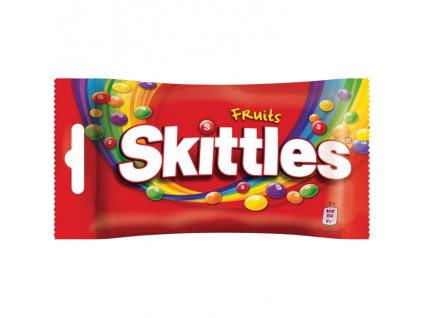 Skittles Fruits žvýkací bonbóny v křupavé krustě s ovocnými příchutěmi 38g