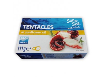 Sun&Sea chobotnice ve slunečnicovém oleji 111g