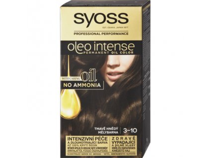 Syoss Oleo Intense barva na vlasy Tmavě hnědý 3-10 50ml