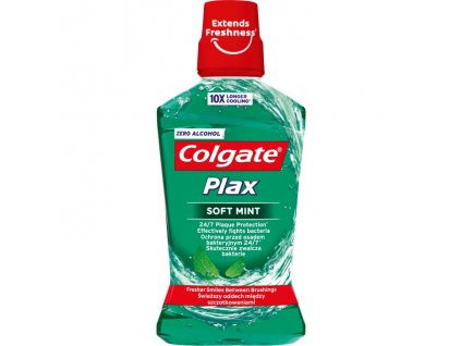 Colgate Plax ústní voda Soft Mint bez alkoholu 500ml