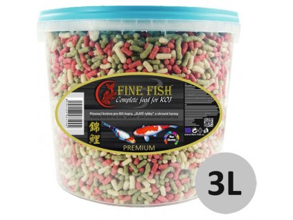 Fine Fish Premium plovoucí krmivo pro okrásné karasy a pro Koi kapry 3l