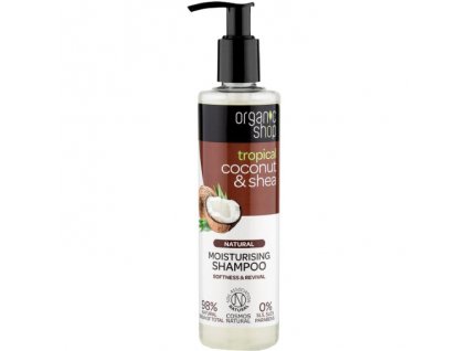 Organic Shop šampón 280ml Hydratační Kokos a Bambucké máslo