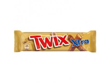 Twix Xtra sušenka s karamelem máčená v mléčné čokoládě 75g
