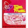 Red Band Tutti Frutti Hearts želatinové bonbóny v krabičce 15g