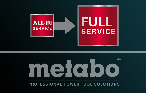 FULL SERVICE záruka Metabo
