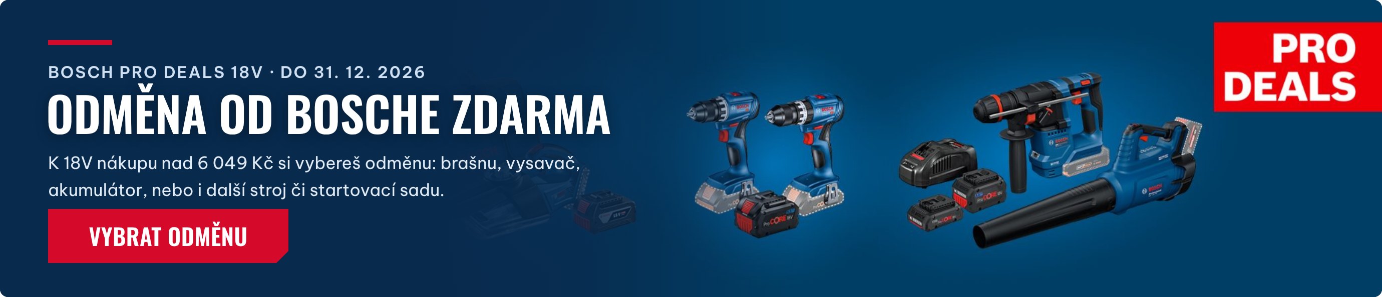 Bosch PRO Deals – odměna od Bosche zdarma