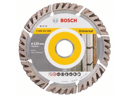 Diamantový segmentový řezný kotouč Bosch Standard for universal ø 125x22,23 mm