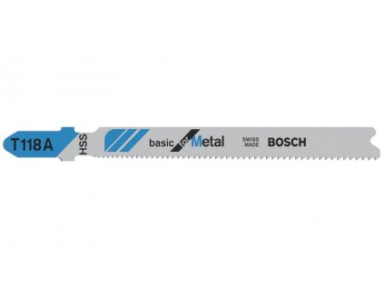 Pilový plátek do přímočaré pily - Bosch T 118 A Basic for Metal