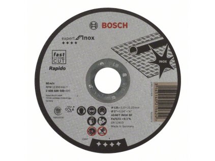 Řezný kotouč na kov Bosch expert for Inox ø 125x1x22,23 mm