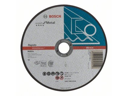 Řezný kotouč na kov Bosch expert for Metal ø 180x1,6x22,23 mm