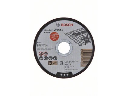 Řezný kotouč na kov Bosch standard for Inox ø 115x1,6x22,23 mm