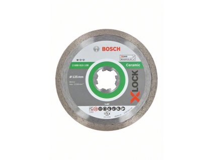 Diamantový celoobvodový řezný kotouč Bosch Standard for Ceramic X-LOCK ø 125x22,23 mm
