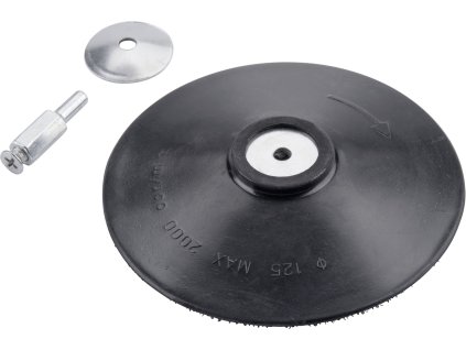 Nosič brúsnych výsekov so stopkou - suchý zips EXTOL CRAFT o 125 mm