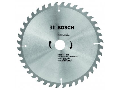 Pilový kotouč Bosch Eco for Wood 254x30 mm