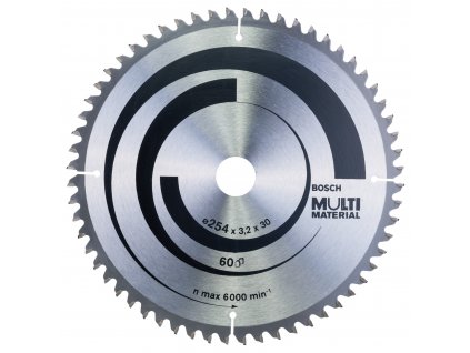 Pílový kotúč - Bosch Multi Material 254 x 30 x 3,2 mm