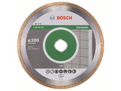 Diamantový celoobvodový řezný kotouč Bosch Standard for Ceramic X-LOCK ø 200x25,4 mm