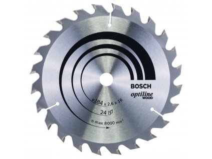 Pílový kotúč Bosch Optiline Wood 184x16 mm