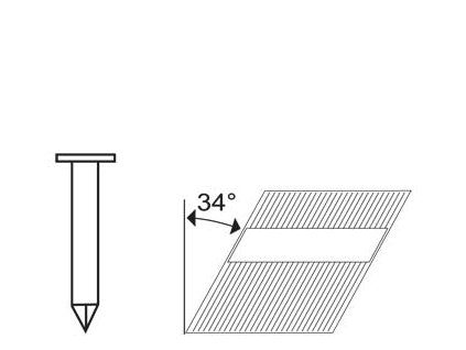Klince Typ RN O 3,33 × 70 mm (2 500 ks)