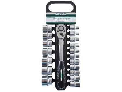 Sada hlavic HONITON 1/2" 19 dílů
