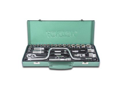 Sada hlavic HONITON 1/2" 28 dílů