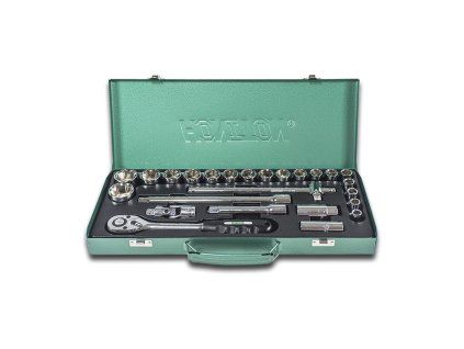 Sada hlavic HONITON 1/2" 25dílů