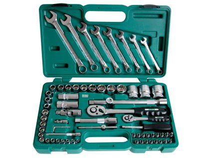 Sada hlavic HONITON 1/4"-1/2" 68 dílů