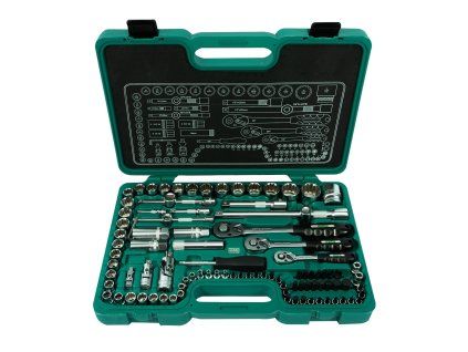 Sada hlavic HONITON 1/4"-3/8"-1/2" 99 dílů