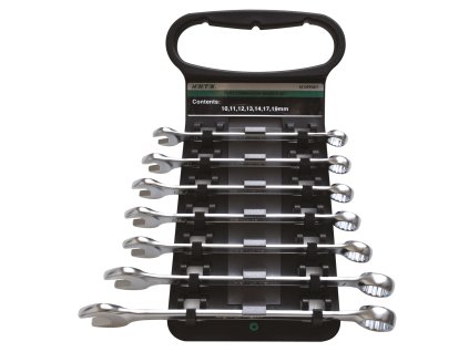 Súprava očkoplochých kľúčov (7ks) HONITON 10-19 mm