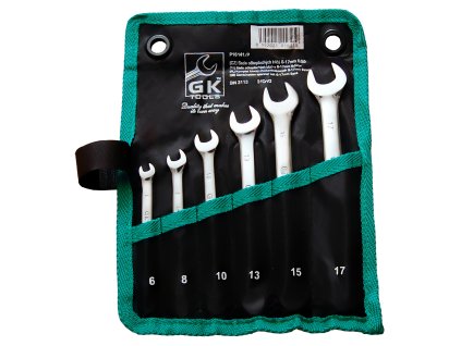 Súprava očkoplochých kľúčov (6ks) GK TOOLS 6-17 mm