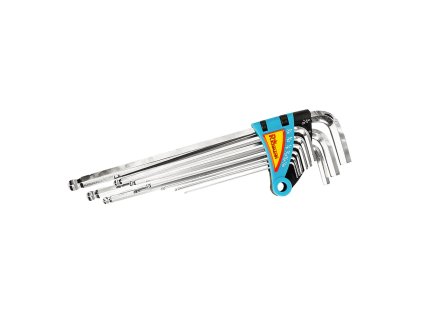 Súprava predĺžených imbus kľúčov s guličkou (9 ks) 1/16" - 3/8" mm RICHMANN