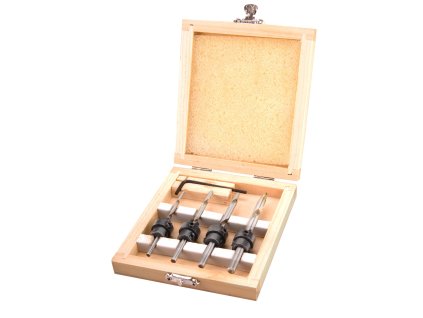 Sada vrtákov do dreva s dorazom (4ks) EXTOL CRAFT o 3-6 mm