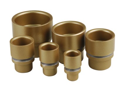 Sada nástavcov 6ks pre 419310, nástavce ?20, 25, 32, 40, 50 a 63mm v papierovej krabici, EXTOL CRAFT