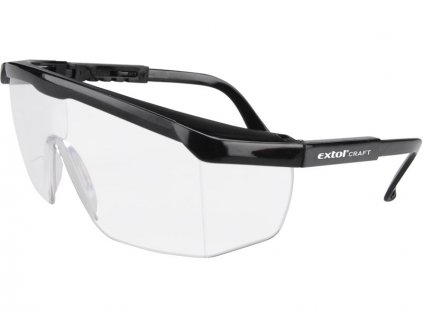 Brýle ochranné čiré, univerzální velikost, zorník třídy F s ochranou proti oděru, EXTOL CRAFT