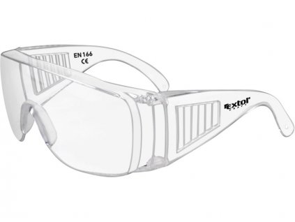 Brýle ochranné polykarbonát, univerzální velikost, čirý, panoramatický zorník třídy F,, EXTOL CRAFT