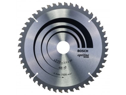 Pílový kotúč Bosch Optiline Wood 210x30 mm/48z.