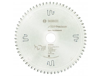 Pilový kotouč Bosch Top Precision Best for Multi Material 216x30 mm/64z.