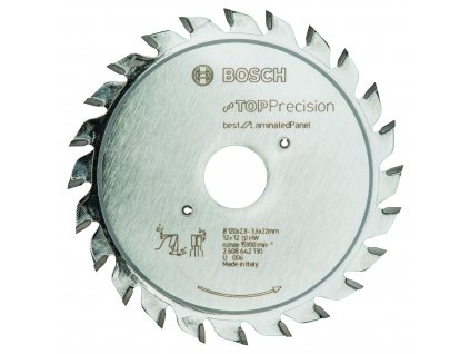 Pilový kotouč Bosch Top Precision best for Laminated Panel 120x22 mm/12+12z.