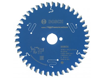 Pílový kotúč Bosch Expert pre High Pressure Laminate 140x20 mm/42z.