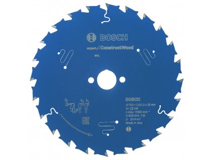Pílový kotúč Bosch Expert for Construct Wood 160x20 mm/24z.