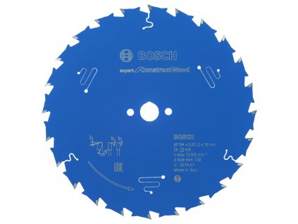 Pilový kotouč Bosch Expert for Construct Wood 184x16 mm/24z.