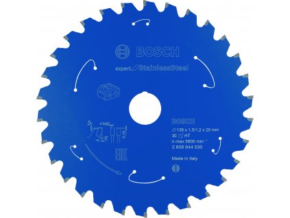 Pílový kotúč Bosch Expert pre Stainless Steel 136x20 mm/30z.