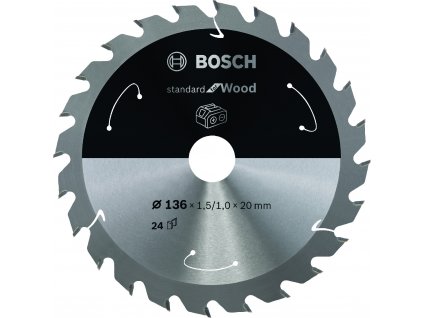 Pilový kotouč Bosch Standard for Wood 136x20 mm/24z.