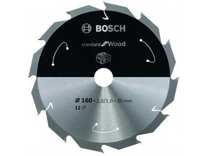 Pilový kotouč Bosch Standard for Wood 160x20 mm/12z.