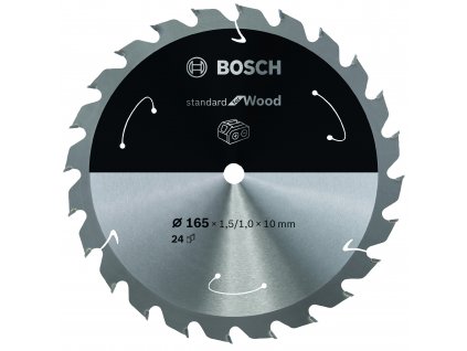 Pilový kotouč Bosch Standard for Wood 165x10 mm/24z.