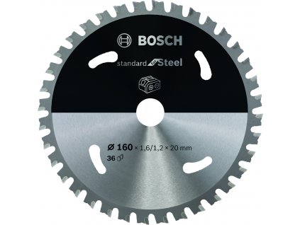 Pilový kotouč Bosch Standard for Steel 160x20 mm/36z.