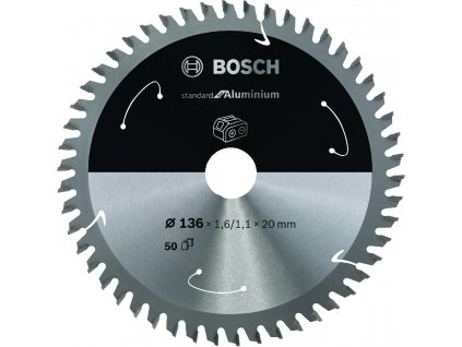 Pilový kotouč Bosch Standard for Aluminium 136x20 mm/50z.