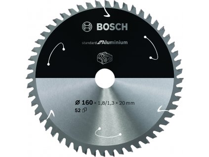 Pilový kotouč Bosch Standard for Aluminium 160x20 mm/52z.
