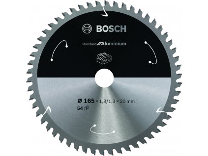 Pilový kotouč Bosch Standard for Aluminium 165x20 mm/54z.