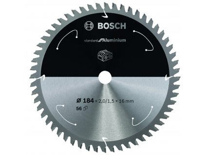 Pilový kotouč Bosch Standard for Aluminium 184x16 mm/56z.